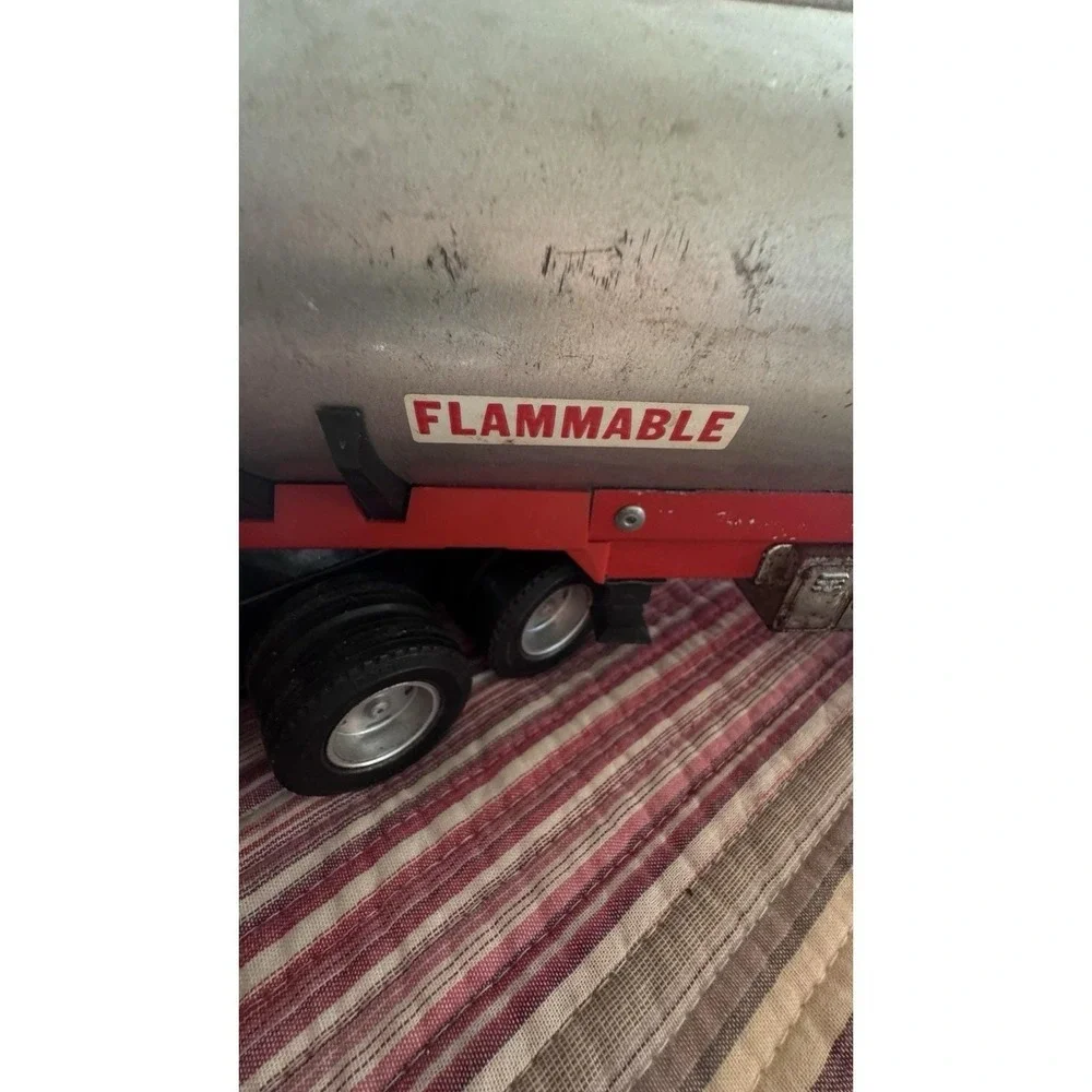 Vtg 1970'S Metal Buddy L Texaco Tanker Semi Truck Model Toy Used